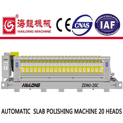 Automatic stone polishing machine